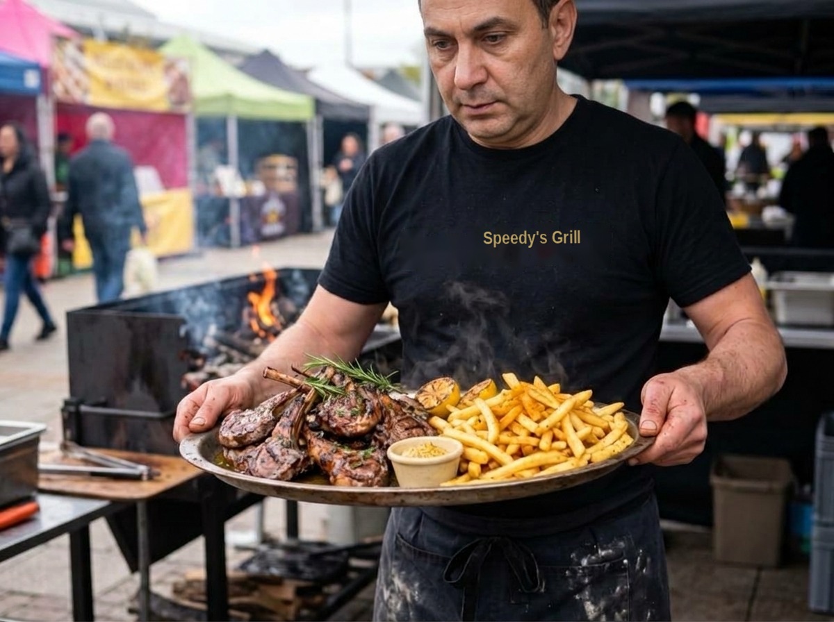 Cotlete de berbecuț cu cartofi - Speedy's Grill